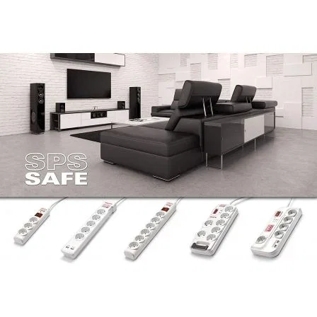 Salicru Regleta 3 Tomas SPS.SAFE 3 Protectora de Sobretensión 680BA-01 Salicru Regleta 3 Tomas SPS.SAFE 3 Protectora de Sobretensión 680BA-01